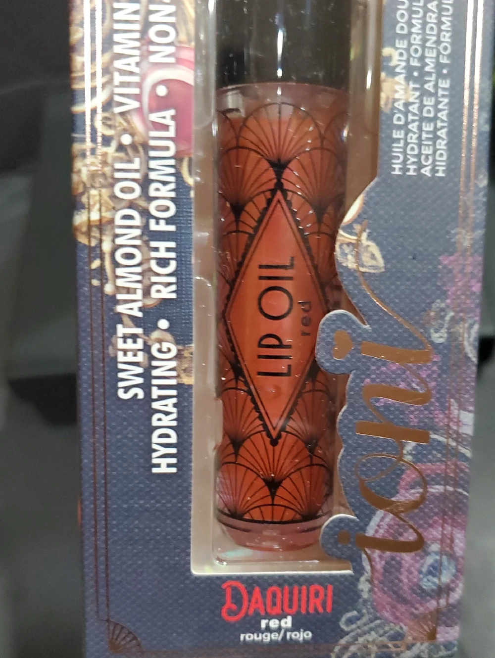 2pack‎ veil of allure sweet almond oil daiquiri red and cosmo soft pink lip oils